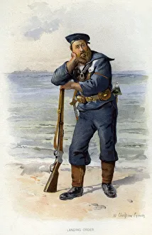 Print Collector22 Prints: Landing Order, c1890-c1893. Artist: William Christian Symons