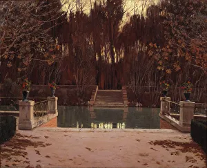 The Landing Stage. Artist: Rusinol, Santiago (1861-1931)