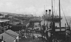 Ocean Liner Gallery: Landing Stage, Liverpool Docks