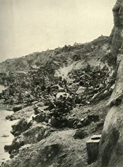 The Landing at Suvla Bay, Gallipoli peninsula, First World War, 1915, (c1920). Creator: Unknown