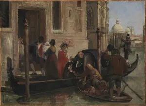 Santa Salute Prints: Landing in Venice. In the Distance S