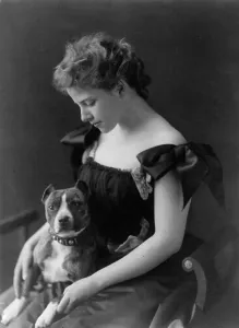 Lapdog Prints: Landon Rives, between c1890 and c1910. Creator: Frances Benjamin Johnston