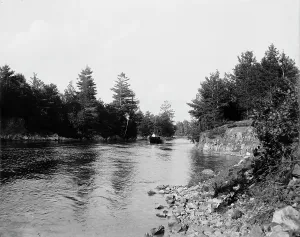Archipelago Prints: Landon's Rift, Thousand Islands, (1901?). Creator: Unknown