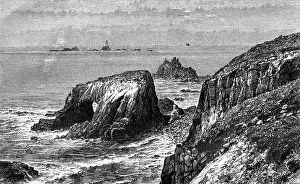 Lands End, Cornwall, 19th century. Artist: Weber