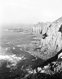 Ocean Prints: Land's End, Cornwall, c1955