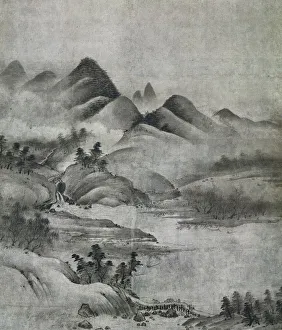 1525 Prints: Landscape, 1500-1525. Creator: Soami (Japanese, d. 1525)