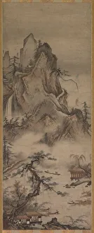 Muromachi Period Prints: Landscape, 16th century. Creator: Jud? (Japanese, active 16th century)