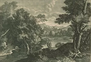 Images Dated 24th June 2021: Landscape, 1733 / 1742. Creator: Elisha Kirkall