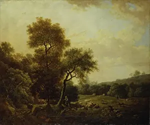 Farm Animal Prints: Landscape, 1773. Creator: Johann Christian Klengel