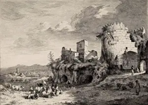 Overgrown Prints: Landscape, 1780. Creator: Jean-Jacques de Boissieu