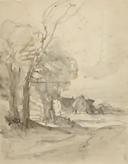 Bosboom Johannes Prints: Landscape, 1827-1891. Creator: Johannes Bosboom