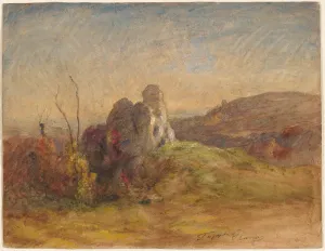Landscape, 1870-1884. Creator: Francois-Auguste Ravier (French, 1814-1895)