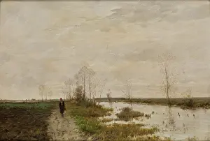 Flooding Prints: Landscape, 1887. Creator: Roman Kochanowski