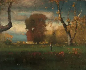 Landscape, 1888. Creator: George Inness (American, 1825-1894) Landscape, 1888. Creator: George Inness (American, 1825-1894)