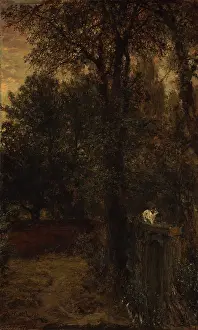 Felines Prints: Landscape, 1892. Creator: Adolph Menzel