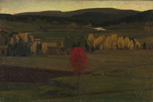 Autumnal Prints: Landscape, 1896. Creator: Lars Jorde