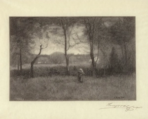 1902 Prints: Landscape, 1902. Creator: Henry Wolf