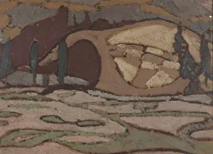 1915 Prints: Landscape, 1915. Creator: Joel Pettersson