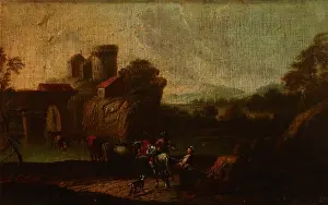 Niepolomice Museum Prints: Landscape, 2nd half of 18th century. Creator: Cornelis Thim