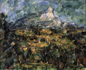 Landscape in Aix (Mont Sainte-Victoire), c1906. Artist: Paul Cezanne