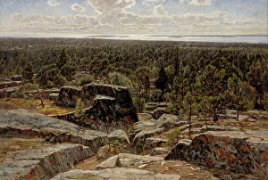 Mount Prints: Landscape from aland, 1896. Creator: Victor Westerholm