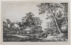 Boisseux Jean Jacques De Collection: Landscape at Ambronay, 1796. Creator: Jean-Jacques de Boissieu
