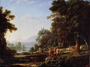 Landscape with Apollo and Marsyas, 1639-1640. Artist: Claude Lorrain