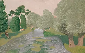 Farm Animal Prints: Landscape, Arques-la-Bataille, 1903. Creator: Felix Vallotton