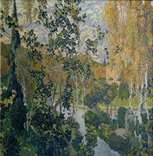 Alexander Yakovlevich 1863 1930 Prints: Landscape. Artist: Golovin, Alexander Yakovlevich (1863-1930)