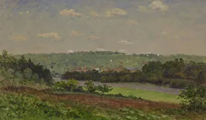 Richard Buckner Gruelle Prints: Landscape [at Georgetown], 1892. Creator: Richard Gruelle