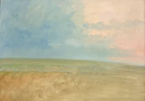 Landscape Background, 1846-1848. Creator: George Catlin