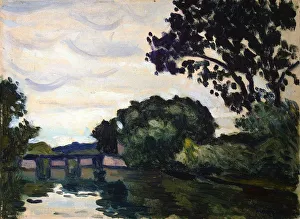 Sergei Ivanovich 1820 1893 Prints: Landscape with a Bridge, c1917