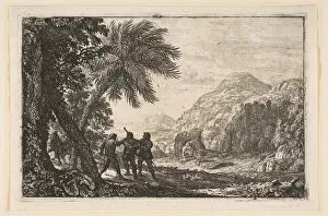 Ambush Collection: Landscape with Brigands, 1633. Creator: Claude Lorrain