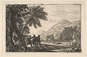 Lorrain Collection: Landscape with Brigands, 1633. Creator: Claude Lorrain