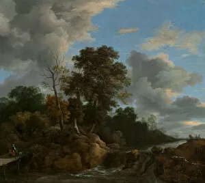 Images Dated 30th March 2021: Landscape, c. 1670. Creator: Jacob van Ruisdael