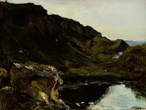 Pool Collection: Landscape, c. 1835. Creator: Theodore Rousseau