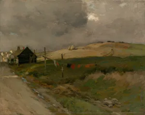 C Cazin Prints: Landscape, c. 1895. Creator: Jean-Charles Cazin