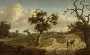 Fallen Tree Prints: Landscape, c1660s. Creator: Jan Wijnants