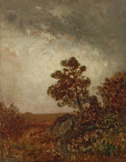 Tonalism Prints: Landscape, c1860-1892. Creator: Alexander Helwig Wyant