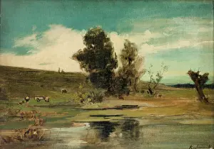 Landscape, c1890. Creator: Roman Kochanowski