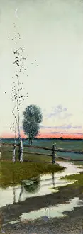 Flooding Prints: Landscape, c1900. Creator: Stefan Popowski