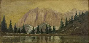 Fir Tree Prints: Landscape, c1920. Creator: Eugen Szepesi-Kuszka