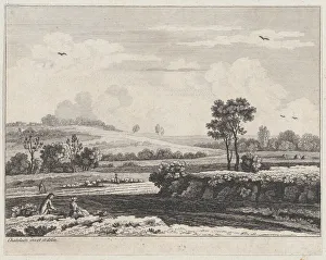 Landscape, ca. 1730-1758. Creator: Jean Baptiste Claude Chatelain