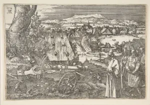 Turks Prints: Landscape with a Cannon, 1518. Creator: Albrecht Durer