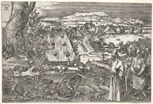 Landscape with the Cannon, 1518. Creator: Albrecht Dürer (German, 1471-1528)
