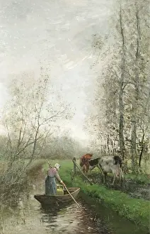 Hague School Prints: Landscape with Cattle. Creator: Willem Maris