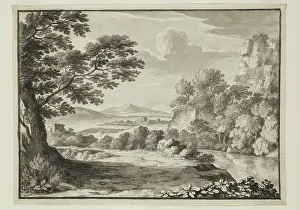 Mountainside Prints: Landscape after Claude, c1800s. Creator: Luigi Gasparini