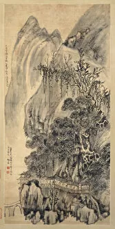 Steep Gallery: Landscape, dated 1649. Creator: Wang Duo