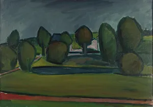Lonnberg William Prints: Landscape from Denmark, 1914-1923. Creator: William Lonnberg