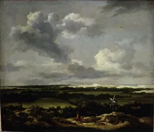 Images Dated 4th May 2007: Landscape with dunes near Haarlem by Jacob Ruisdael